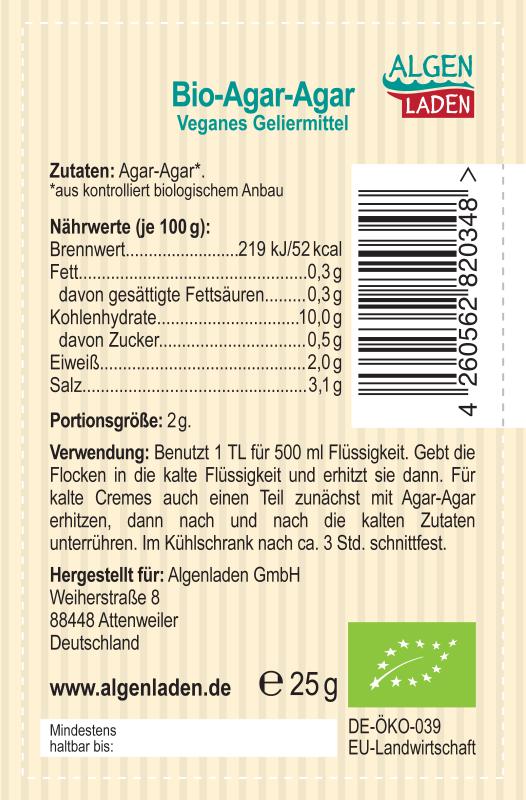 natürliches Geliermittel